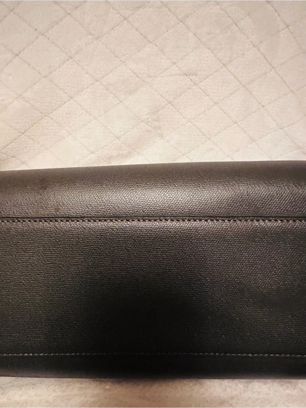 LOUIS QUATORZE Gray Structured Satchel